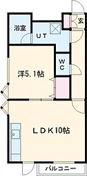 UrbanPlace 1LDKの間取図画像