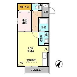 間取図画像 1LDK