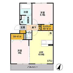 物件の間取り