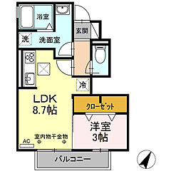 物件の間取り