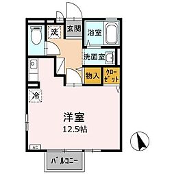 間取図画像 ワンルーム