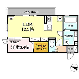 間取図画像 1LDK