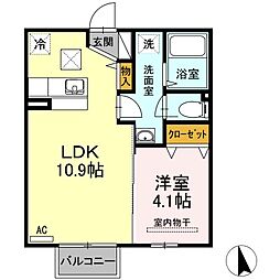 間取図画像 1LDK