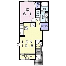 間取図画像 1LDK