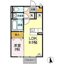 間取図画像 1LDK