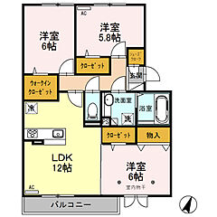 物件の間取り