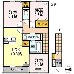 間取図画像 3LDK