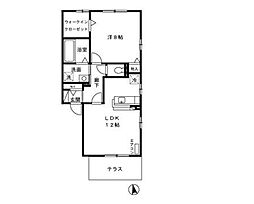 間取図画像 1LDK