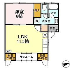 物件の間取り