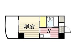 メゾン・ド・エトワール ワンルームの間取図画像