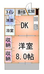 間取図画像 1DK