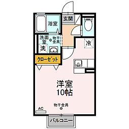 ドリムハウス ワンルームの間取図画像