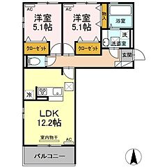物件の間取り