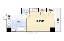 和光麻里布レジデンス弐番館 6階ワンルームの間取り