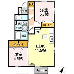 物件の間取り