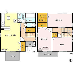 リビングタウン稲里　Ｌ 1階3LDKの間取り