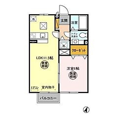 物件の間取り