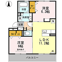 物件の間取り