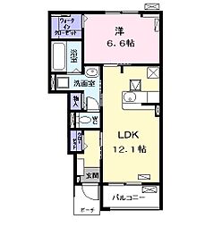 フォルトゥーナ3 1LDKの間取図画像