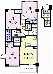 間取図画像 3LDK
