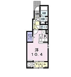 サクセス ワンルームの間取図画像