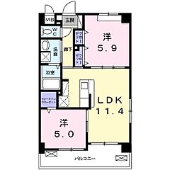 物件の間取り