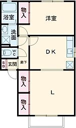 間取図画像 1LDK