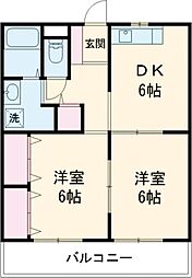 間取図画像 2DK