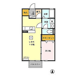 間取図画像 1LDK