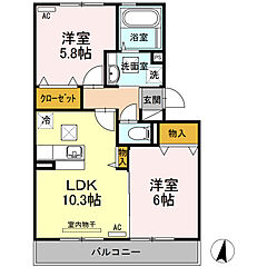 物件の間取り