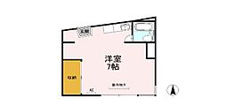 メゾンエル ワンルームの間取図画像
