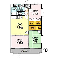 物件の間取り