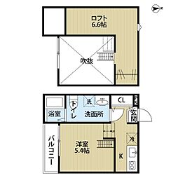 作草部駅 5.6万円