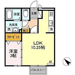 間取図画像 1LDK