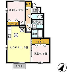 物件の間取り