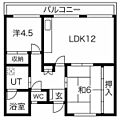井上マンション4階4.8万円