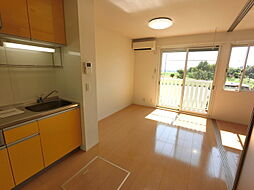 JR上越線 井野駅 4.6kmの賃貸アパート 1階1LDKのリビング/ダイニング