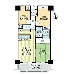 ライオンズマンション和歌山関戸壱番館 3LDKの間取図画像