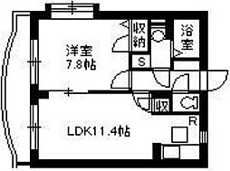 プリマベーラ 1LDKの間取図画像