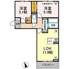 物件の間取り