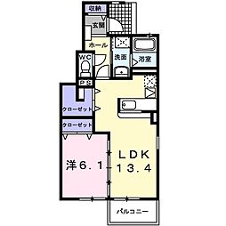 間取図画像 1LDK