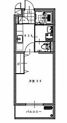 QUALIOR（クオリア） 2階1Kの間取り