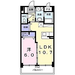 ライムストーンヒルズ 1LDKの間取図画像
