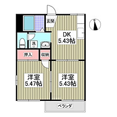 物件の間取り