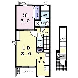 間取図画像 1LDK