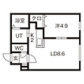 ポーザ新札幌4階5.3万円