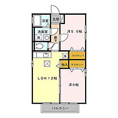 物件の間取り