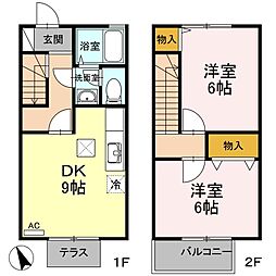 間取図画像 2DK