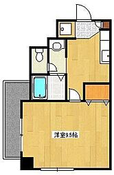 トウイナーズマンション 1Kの間取図画像