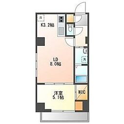 スペチアーレ・プリーモ 11階1LDKの間取り